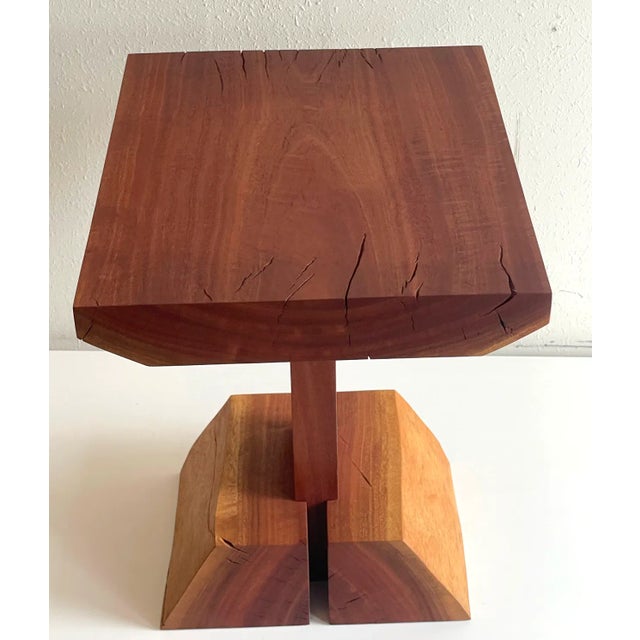 This is a one-of-a-kind hand crafted piece in the style of Nakashima. The minimally worked wood really allows the...