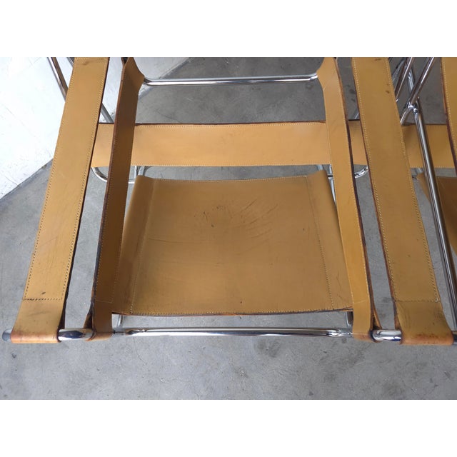 Vintage Set of Knoll Wassily Chairs by Marcel Breuer For Sale - Image 12 of 14