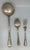 Turn of the Century L'Alfénide Christofle/Charles Halphen Silver plate flatware Serveware Set of Three Spoons and Four...