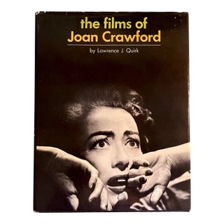 1970s The Films of Joan Crawford Hardcover Book For Sale