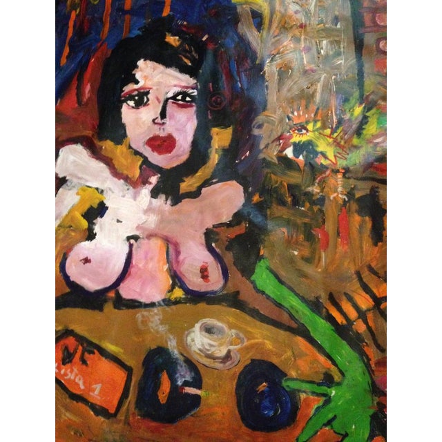 Astolfo Funes, Madonna's List, 2008, Acrylic on Canvas For Sale - Image 4 of 7