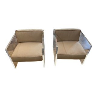 Early 21st Century Lucite Club Chair For Sale