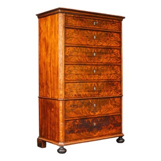 Danish Chest of Drawers in Mahogany For Sale