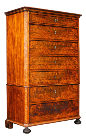 Danish Chest of Drawers in Mahogany