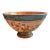 F F Griffi Corsica Terracotta 10" Pedestal Bowl For Sale