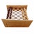 Wood Handmade Chessboard with Chess Pieces by Giuseppe Deepak Benti, Set of 33 For Sale - Image 7 of 7