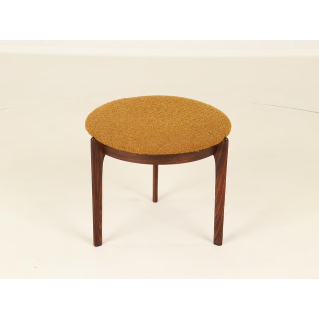 Wood Vintage Danish Stool in Rosewood, 1960s For Sale - Image 7 of 18
