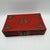 Animal Skin Vintage Chinese Red Leather & Wood Wedding Box With Double Happiness Motif For Sale - Image 7 of 12