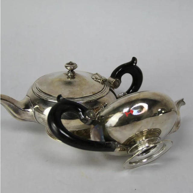 Silver-Plated Metal Teapots from Christofle, Set of 2 For Sale - Image 6 of 8
