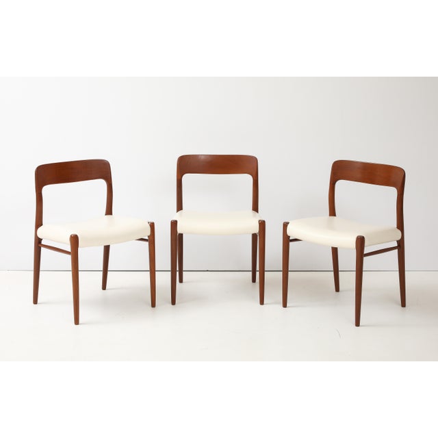 Niels Otto Moller Model 77 & 56 Teak Dining Chairs Set of 10 For Sale - Image 12 of 18