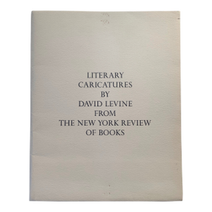 1964 Print Portfolio of Literary Caricatures by David Levine - Set of 17