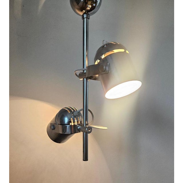 Mid-Century Ceiling Chrome Lamp from Lidokov, 1970s For Sale - Image 10 of 11