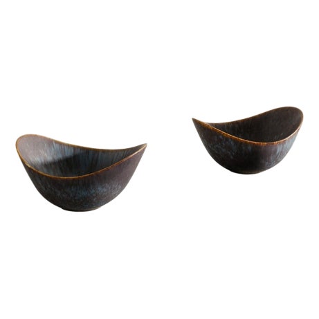 Mid-Century Swedish Aro Ceramic Bowls by Gunnar Nylund for Rörstrand, 1950s, Set of 2 For Sale