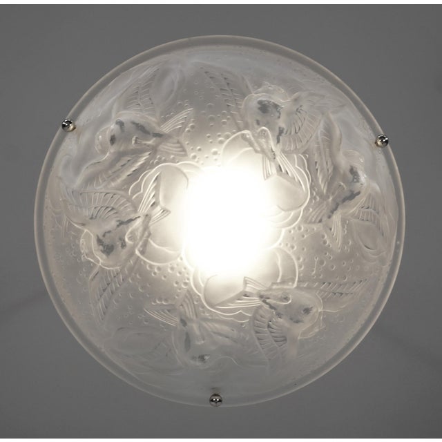 Muller Frères French Art Deco Pendant Light by Muller Freres 1930 France For Sale - Image 4 of 8