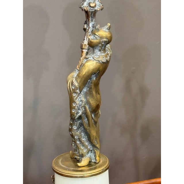 Pair of Regency Gilt Bronze Two-Light Candelabra With Chinoiserie Figures For Sale - Image 13 of 15