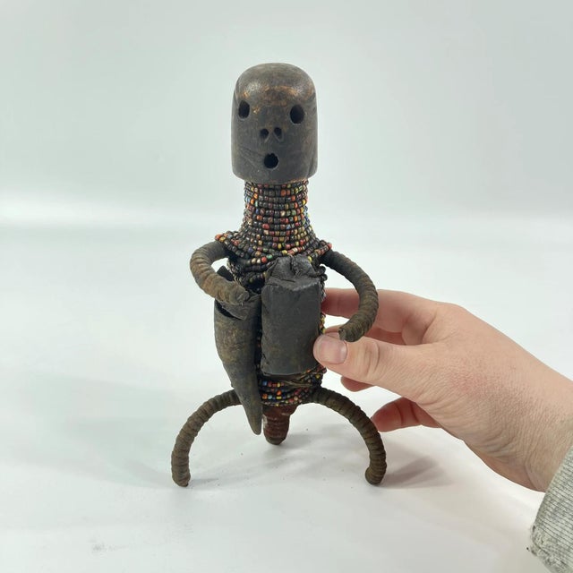 Wood Early 20th Century Namchi Namji Fertility Doll Cameroon For Sale - Image 7 of 7