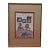 1980s Ahmi Goldfarb Shabbat Shalom Signed Lithograph Framed Israeli Judaica Batik Print For Sale