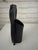 Romantic Goddess of Flowers, Flora in matte black glazed handmade ceramic silhouette vase. Lovely with or without flowers,...