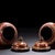 Metal Pair of Vintage Chinese Red Cloisonné Lotus Scroll Ginger Jars For Sale - Image 7 of 9