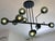 Mid-Century Modern Contemporary Green Spheres Murano Glass Sputnik Chandelier by Simoeng For Sale - Image 3 of 9
