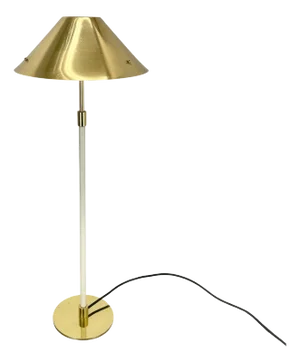 Large Modernist Brass Table Light from Anta Leuchten, Germany, 1980s