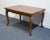 Wood High End Vintage Country French Provincial Cherry Basketweave Parquetry 89" Refectory Dining Table For Sale - Image 7 of 9