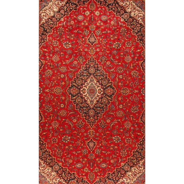 Genuine hand-knotted middle eastern rug | size: 414 cm x 290 cm | knot density: approx. 200.000 knots/m² | material: 100%...