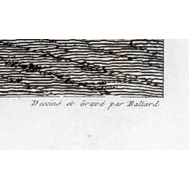 Early 19th Century Engravings of the Entrances to the Louvre by Louis-Pierre Baltard, Framed - Set of 4 For Sale - Image 10 of 11