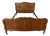 Vintage Louis XVI French Double Bed Frame in Oak For Sale
