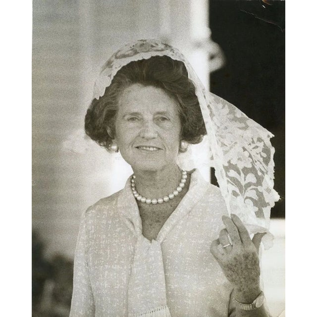 Portrait of Rose Fitzgerald - Vintage Photo by Ron Galella - 1960s 1960s For Sale