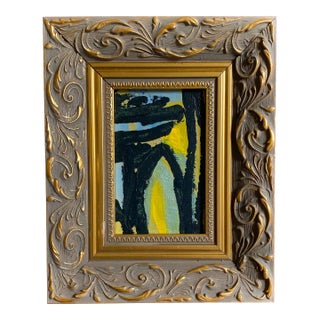 "Swimming With Tadpoles" 2025 Framed Mini Painting by Jessalin Beutler For Sale