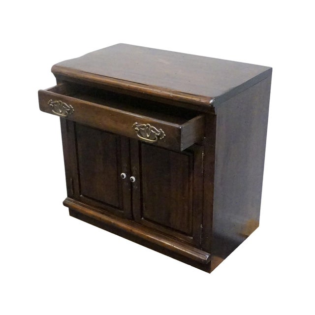 Brown Sprague and Carleton Country Cabinet Maker Solid Knotty Pine Rustic Americana Style 32" Modular Cabinet 61-3202 For Sale - Image 8 of 14
