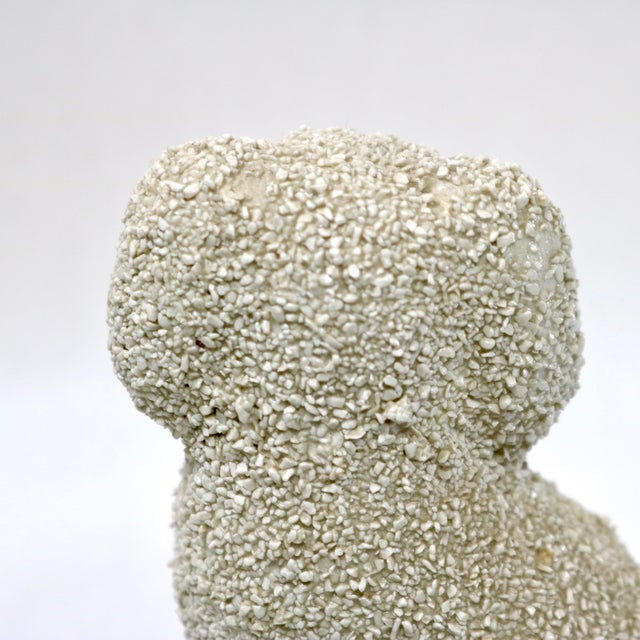 Staffordshire Ware Pair of Confetti Poodle Mantle Dogs For Sale - Image 11 of 12