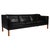 Wood Three-Seat Sofa by Børge Mogensen for Fredericia For Sale - Image 7 of 7