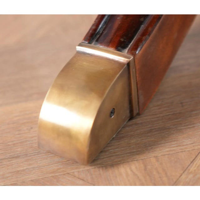 Brown Niagara Furniture Round Mahogany Pineapple Center Table For Sale - Image 8 of 9