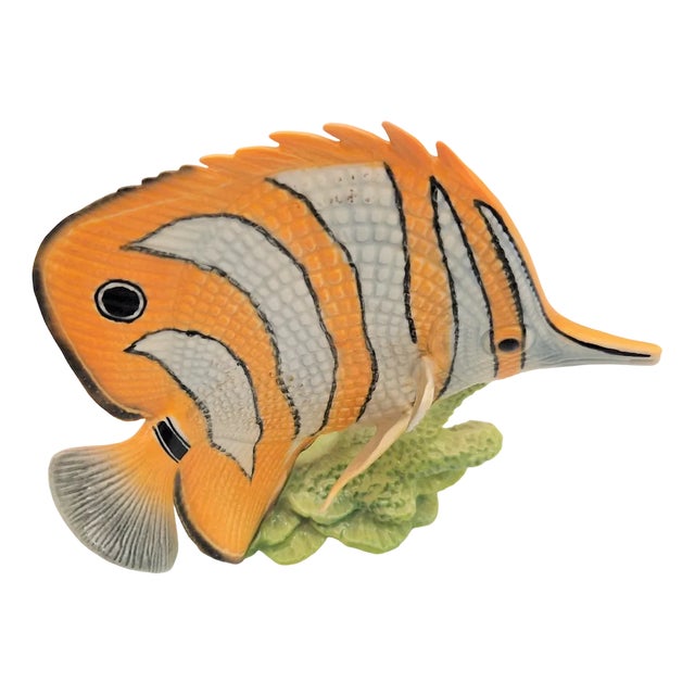 Vintage Porcelain Fish FIgurine from Göbel, 1960s For Sale