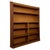 Large Antique Walnut Open Bookcase, 1900s For Sale - Image 3 of 10