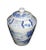 Chinoiserie Chinese Porcelain Blue White Water Mountain Scenery Container For Sale - Image 3 of 6