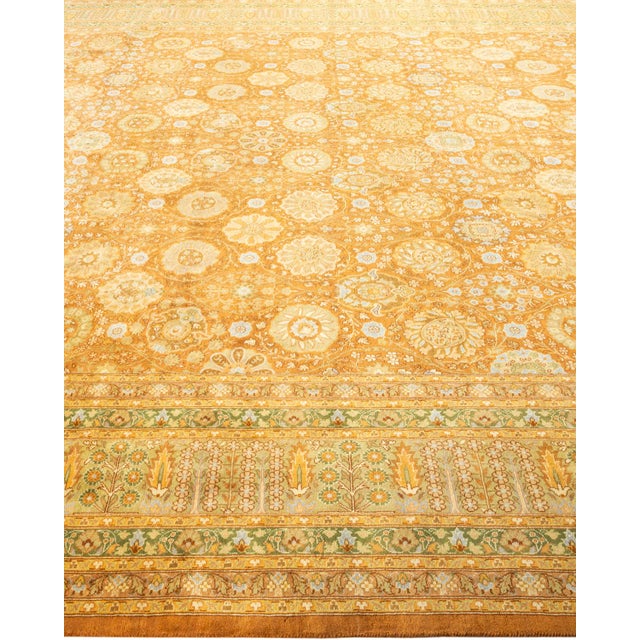 Solo Rugs Mogul, One-of-a-Kind Hand-Knotted Area Rug in Brown, 10' 1" x 14' 4" For Sale - Image 4 of 8