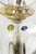 Brass Vintage Italian Glass Sphere and Brass Floor Lamp For Sale - Image 8 of 8