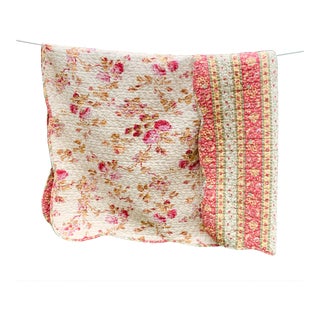 1950s Vintage French Country Style Quilt For Sale