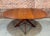 Copeland Audrey Extendable Round Cherry Wood Dining Table W/ Extension Leaf For Sale In Providence - Image 6 of 11