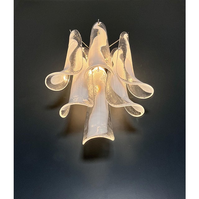 Vintage Italian Murano Wall Lights from Mazzega, 1990, Set of 2 For Sale - Image 10 of 15