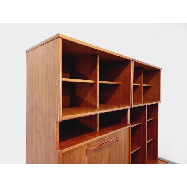 Vintage Teak Scandinavian Double Library from the 60s, 1960s For Sale - Image 11 of 18