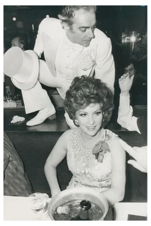 Luigia Gina Lollobrigida at Nightclub, 1950s, Photograph