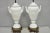 Antique Italian Neoclassical Greco Roman White Porcelain Urn Table Lamps - a Pair For Sale - Image 10 of 12