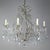 French Crystal Beaded 8-Arm Chandelier, 20th Century For Sale - Image 4 of 12