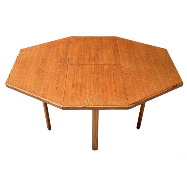 Mid-Century Modern Mid-Century French Modern Pine Extendable Dining Table, 1970s For Sale - Image 3 of 13