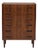 Chest of Drawers in Kingwood by Børge Seindal for P. Westergaard, Denmark, 1960s For Sale