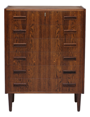 Chest of Drawers in Rosewood by Børge Seindal for P. Westergaard, Denmark, 1960s